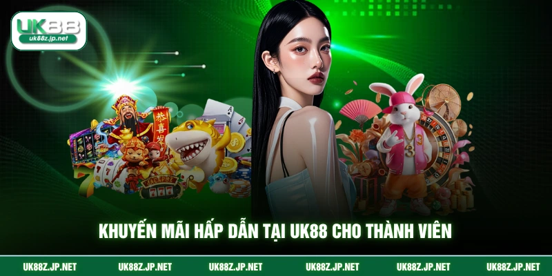 Khuyến mãi hấp dẫn tại UK88 cho thành viên
