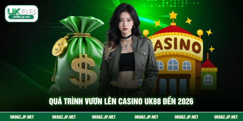 Quá trình vươn lên casino UK88 đến 2026